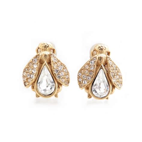 boucle d oreille abeille dior|DIOR.